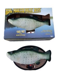 Big Mouth Billy Bass, de zingende vis (beschadigde doos)